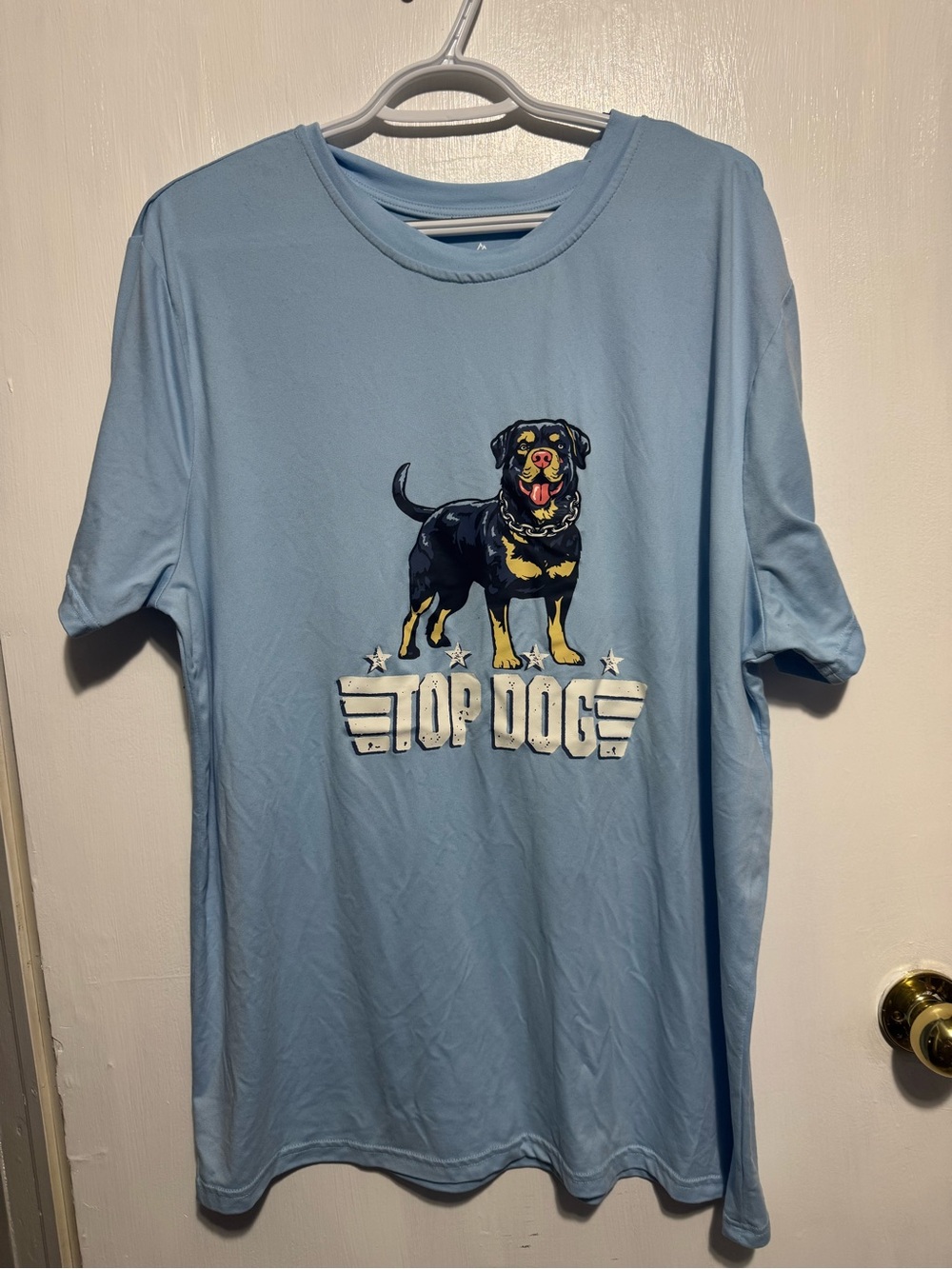 Top Dog Graphic Tee - Sky Blue